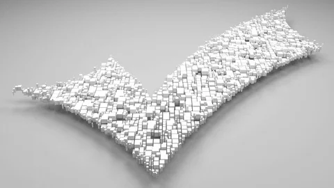 Positive Checkmark Sign Stock Footage 81062785