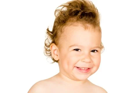 Positive childisolated Stock Photos