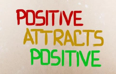 Positive concept Stock Illustration