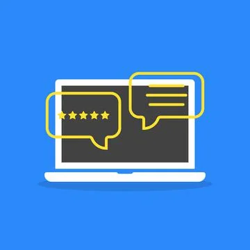 Positive feedback from client or customer Stock Illustration