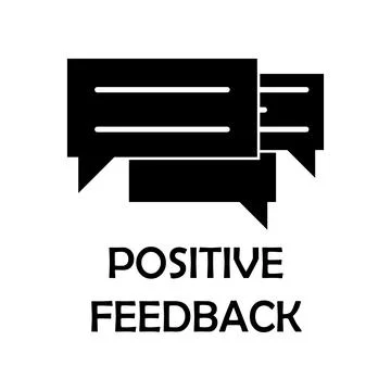 Positive feedback icon. Element of marketing for mobile concept and web apps Stock Illustration