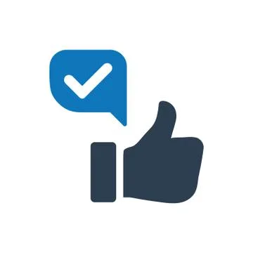 Positive Feedback Icon Stock Illustration