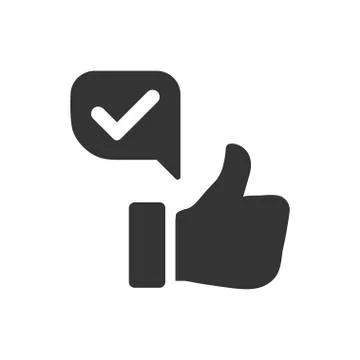 Positive Feedback Icon Stock Illustration