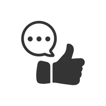 Positive Feedback Icon Stock Illustration