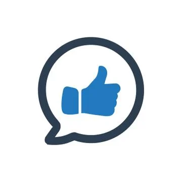 Positive Feedback Icon Stock Illustration