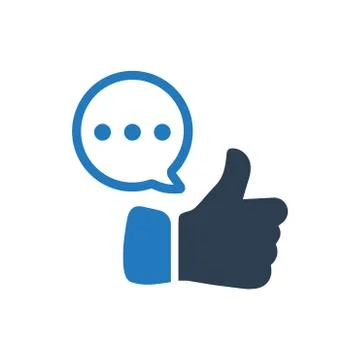 Positive Feedback Icon Stock Illustration