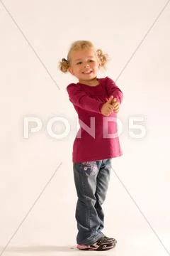 Positive girl Stock Photos