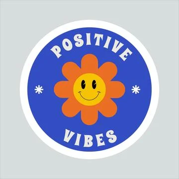 Positive Illustrazione stock