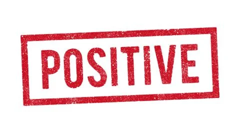 Positive ink stamp Stock Illustration