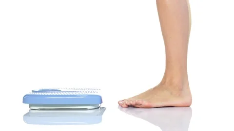 Positive measuring weight Video stock 134522251
