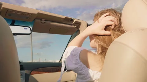Positive model riding and having fun at sunglasses Stock Footage 146108487
