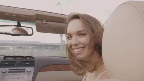 Positive model riding and having fun at sunglasses Stock Footage 146108693