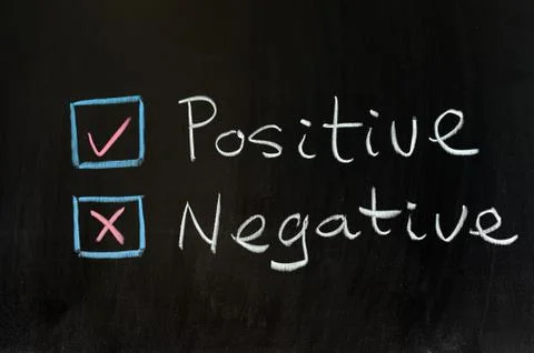 Positive or negative Stock Photos