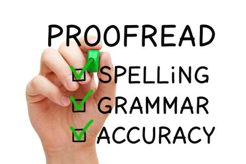 Positive Proofread Checklist Concept 스톡 사진