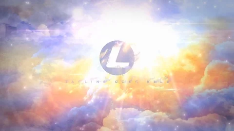 Positive Sky Logo Opener 스톡 After Effects