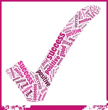 Positive sticker attack Stock Illustration