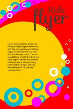Positive summer flyer Stock Illustration