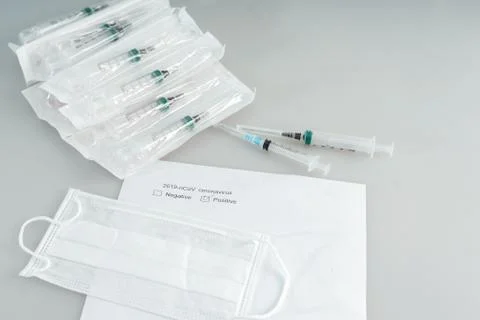 Positive test for new rapidly spreading coronavirus 2019-nCOV Foto stock