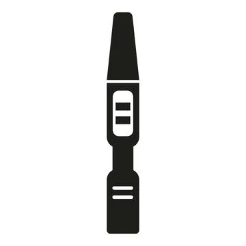Positive test result icon simple vector. Medical lab Stock Illustration