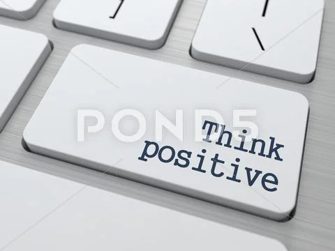 Positive Thinking Concept. Stock Illustration