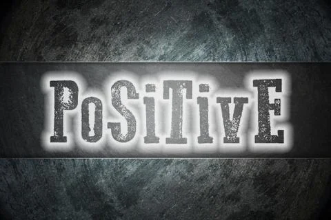 Positive thinking concept Stock Illustration