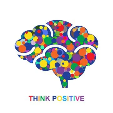 Positive thinking concept Stock Illustration