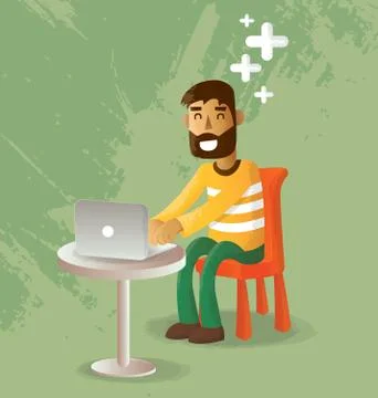 Positive Thinking Stock Illustration