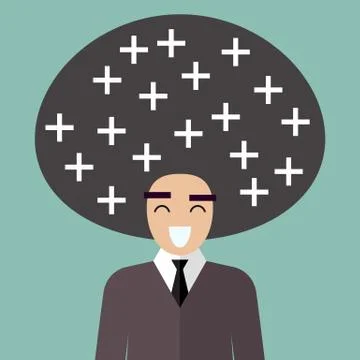 Positive thinking Stock Illustration