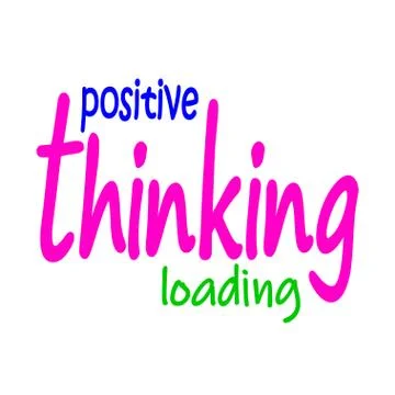 Positive thinking Illustrazione stock