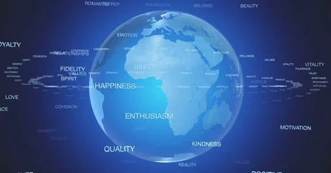 Positive World 01 Stock Footage 76726839