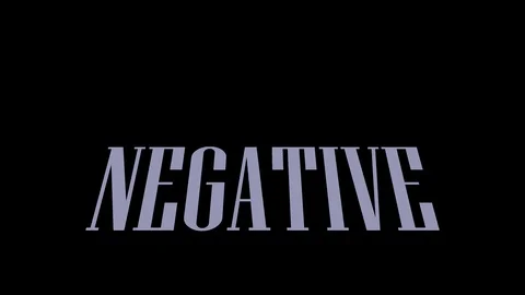 POSITIVEandNEGATIVE,Words of opposite concepts Stock Footage 91447859