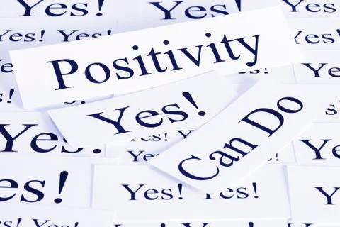 Positivity concept Stock Photos