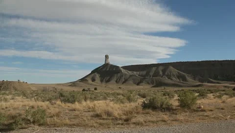 Possible Alien Sighting Area 51 Desert Landscapes Stock Footage