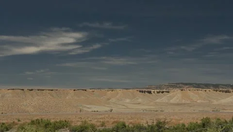 Possible Alien Sighting Area 51 Desert Landscapes Stock Footage 11236857