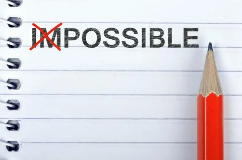 Possible text on notepad and pencil Stock-Fotos
