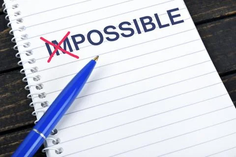 Possible text on notepad Stock-Fotos