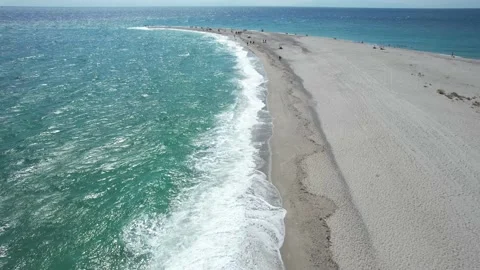 Possidi Beach, Greece. 4K Drone Video. Video stock 164880337