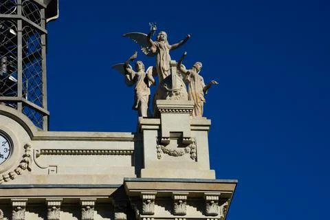 Post and telegraph building Foto stock