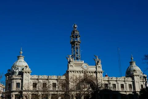 Post and telegraph building Foto stock