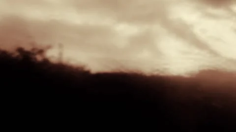 Post-Apocalyptic Atmosphere – Dusty Cinematic Landscape Stock Footage 316645636