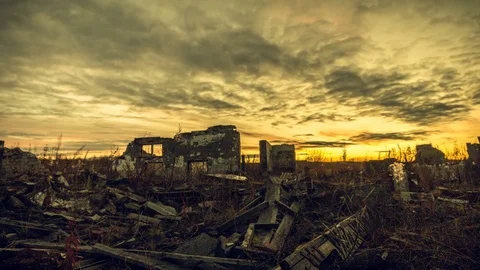 The post-apocalyptic world Stock Footage 82077869