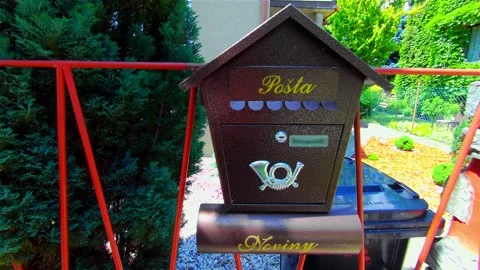 Post Box, Czech Mail Box, Metal 動画素材 134242315