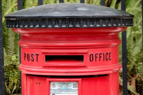 Post boxes in Gibraltar Foto stock