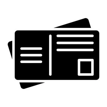 Post card Vector Icon Design Illustration Stock Illustration