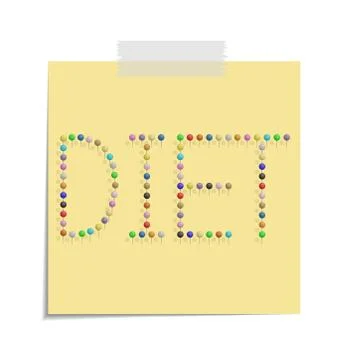 Post diet イラスト素材