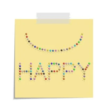 Post happy Stock Illustration