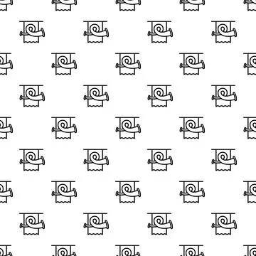 Post horn pattern symbolizing mail and communication services Illustrazione stock