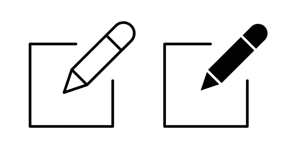 Post icon concept. best for web design Stock Illustration