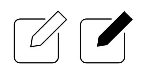 Post icon. Style is flat and line symbol Stockillustratie