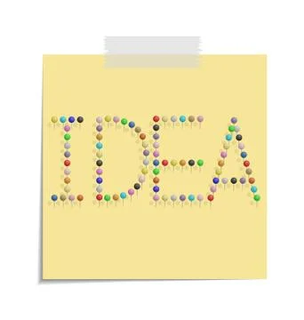 Post idea 스톡 일러스트